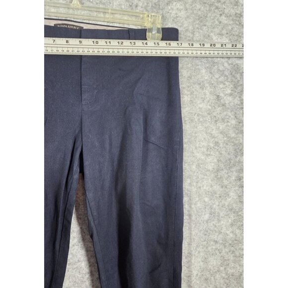 Banana Republic Sloan Women's Career Straight Leg Pants Blue Size 10 - Picture 3 of 9